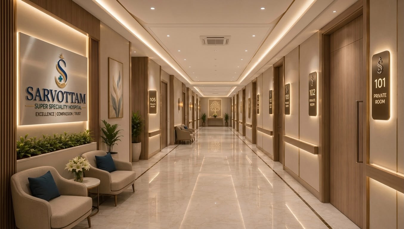 Quiet Corridors & Private Rooms